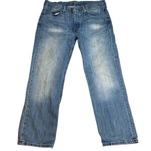 Levis Mens Jeans 38x29 Measured  Straight Leg Medium Wash
